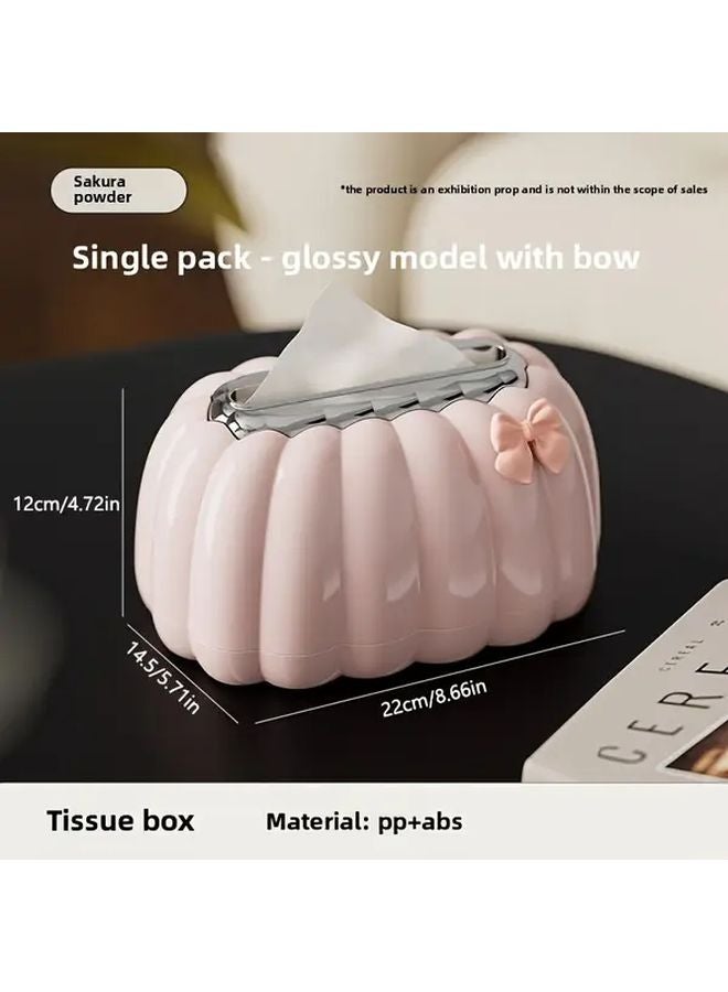 2 قطعة من حامل ورق التواليت الإبداعي من اليقطين الأبيض الربيعي للصندوق المنزلي للمكتب وغرفة المعيشة - Image 5